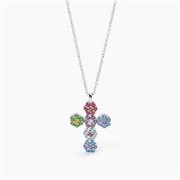 Collana Mabina Donna FIOR FIORE in Argento Zircone 553698 - 553698